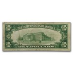 1928-A (4-Cleveland) $10 FRN VF (Fr#2001-D)