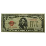 1928-A $5.00 U.S. Note Red Seal Fine (Fr#1526)