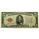 1928-A $5.00 U.S. Note Red Seal VF (Fr#1526)
