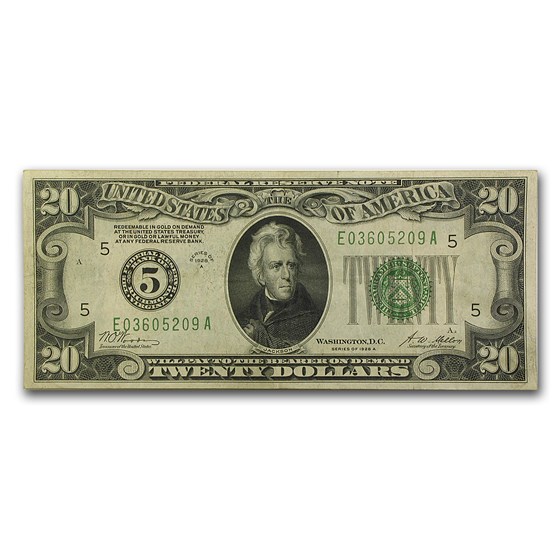 1928-A (5-Richmond) $20 FRN VF 1928-A (5-Richmond) $20 FRN VF
