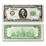 1928-A (L-San Francisco) $100 FRN CCU (Fr#2151-L)