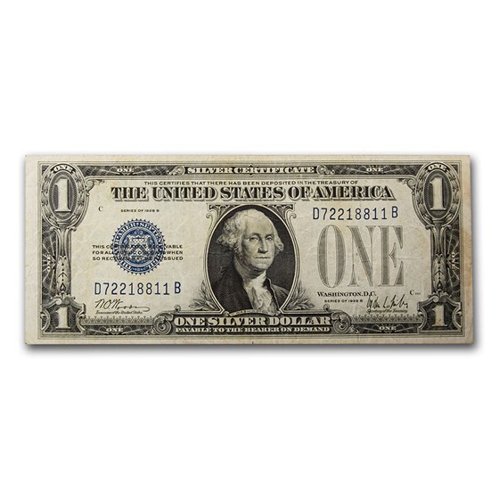 1928-B $1.00 Silver Certificates Fine (Fr#1602) 1928-B $1.00 Silver Certificates Fine (Fr#1602)