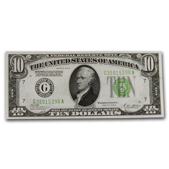 1928-B (G-Chicago) $10 FRN CU (Fr#2002-G) 1928-B (G-Chicago) $10 FRN CU (Fr#2002-G)