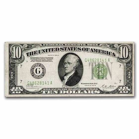 1928-B (G-Chicago) $10 FRN VF (Fr#2002-G) 1928-B (G-Chicago) $10 FRN VF (Fr#2002-G)