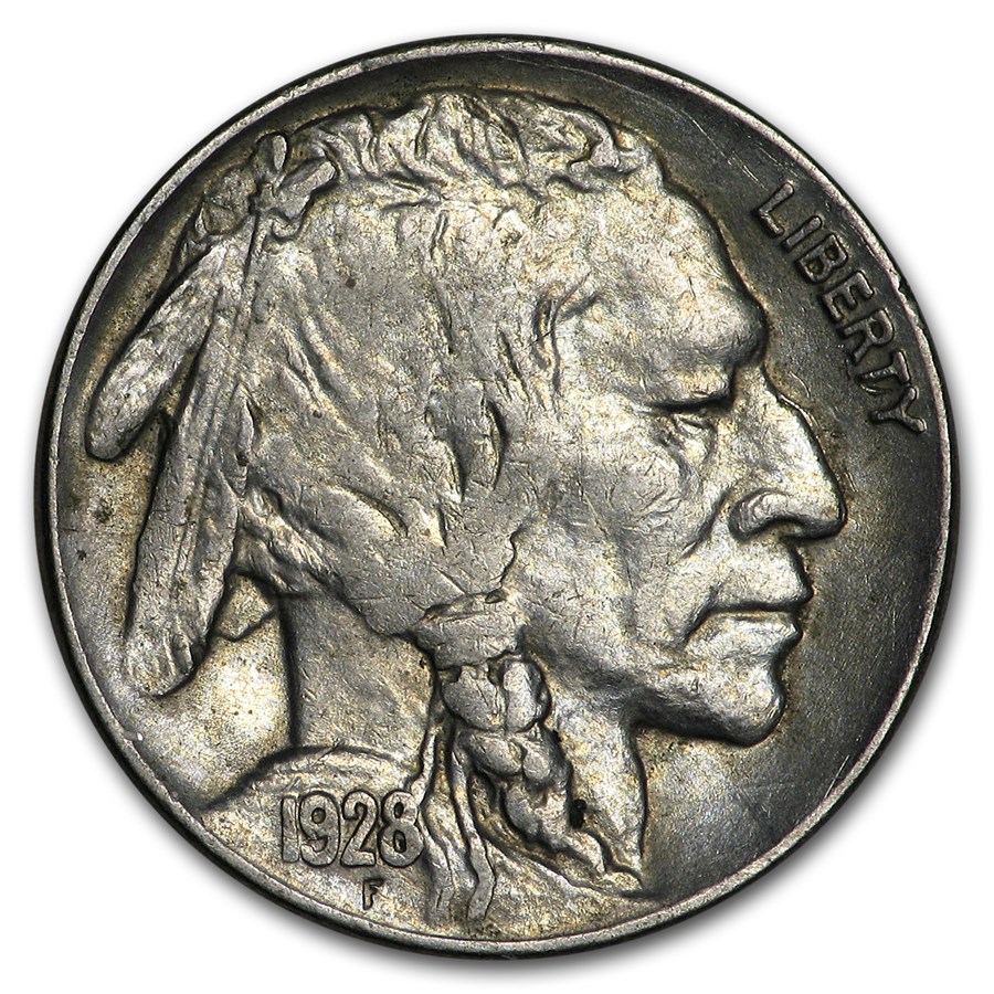 1928 Buffalo Nickel AU