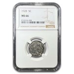 1928 Buffalo Nickel MS-66 NGC