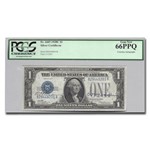 1928-C $1.00 Silver Cert CU-66 PPQ PCGS (Fr#1603) Autographs