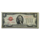 1928-C $2.00 U.S. Note Red Seal Fine (Fr#1504)