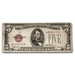 1928-C* $5.00 U.S. Note Fine (Fr#1528*) Star Note