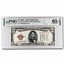 1928-C $5.00 U.S. Note Red Seal Gem CU-65 EPQ PMG (Fr#1528)