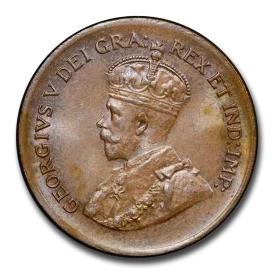1928 Canada Cent George V MS-64 PCGS (Brown)