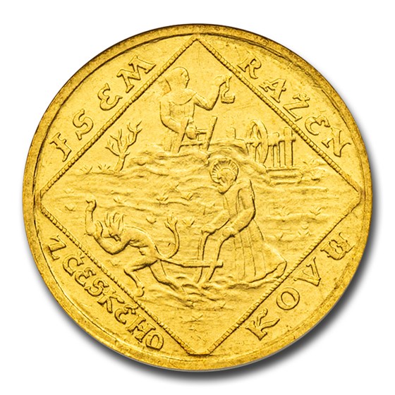 1928 Czechoslovakia Gold 2 Dukaten MS-63 NGC 1928 Czechoslovakia Gold 2 Dukaten MS-63 NGC
