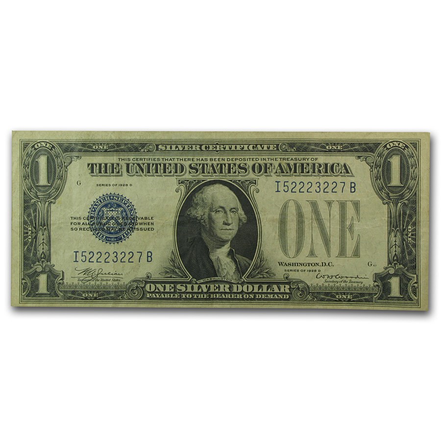 1928-D $1.00 Silver Certificate VF (Fr#1604)