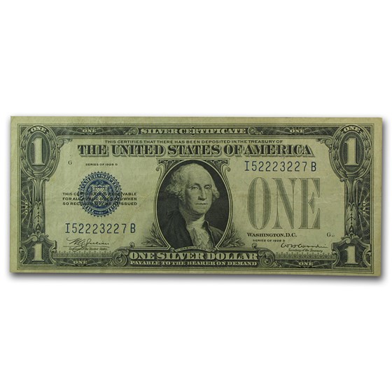 1928-D $1.00 Silver Certificate VF (Fr#1604) 1928-D $1.00 Silver Certificate VF (Fr#1604)