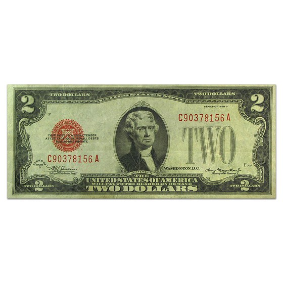 1928-D $2.00 U.S. Note Red Seal XF (Fr#1505) 1928-D $2.00 U.S. Note Red Seal XF (Fr#1505)