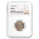 1928-D Buffalo Nickel MS-64 NGC