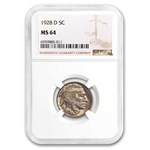 1928-D Buffalo Nickel MS-64 NGC