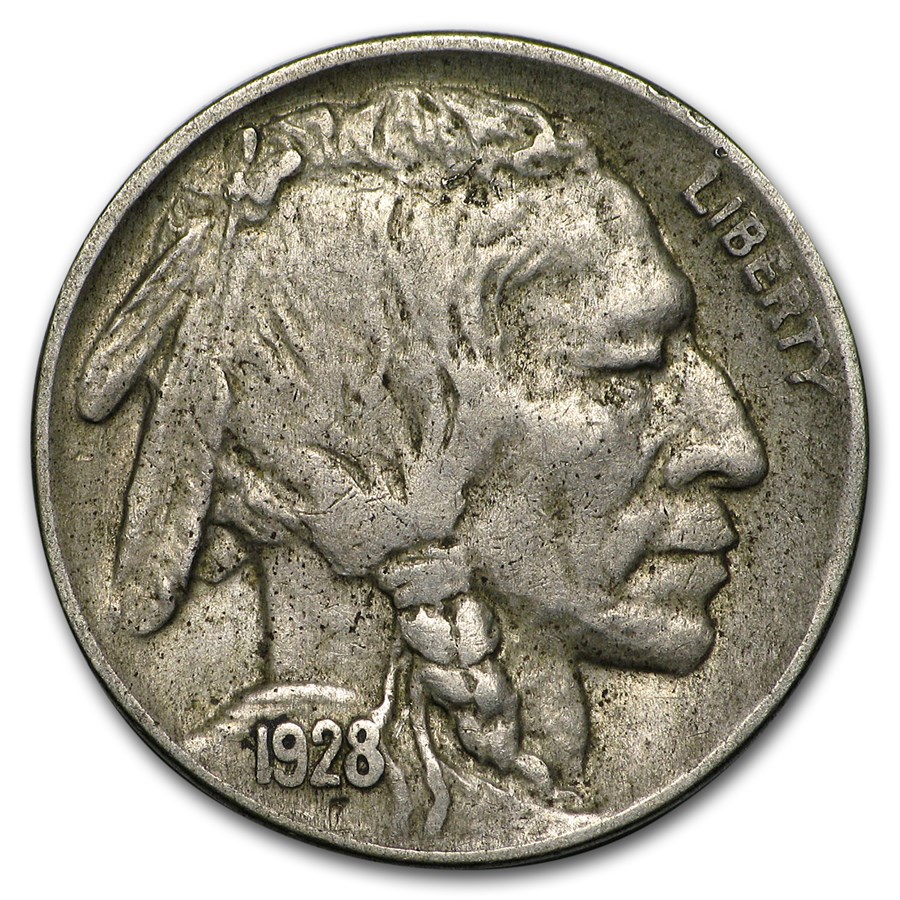 1928-D Buffalo Nickel XF