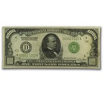 1928 (D-Cleveland) $1,000 FRN About New-50 PMG (Fr#2210-D)