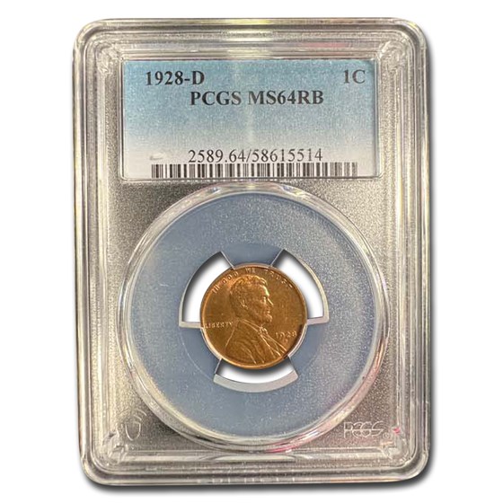 1928-D Lincoln Cent MS-64 PCGS (Red/Brown) 1928-D Lincoln Cent MS-64 PCGS (Red/Brown)