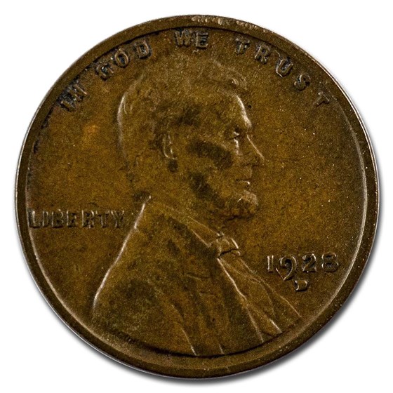 1928-D Lincoln Cent XF