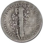 1928-D Mercury Dime Fine