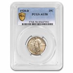 1928-D Standing Liberty Quarter AU-58 PCGS