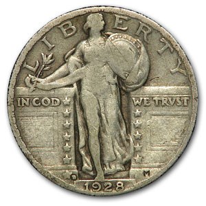 1928-D Standing Liberty Quarter Fine 1928-D Standing Liberty Quarter Fine