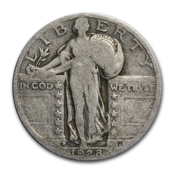 1928-D Standing Liberty Quarter Good/VG 1928-D Standing Liberty Quarter Good/VG