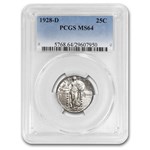 1928-D Standing Liberty Quarter MS-64 PCGS