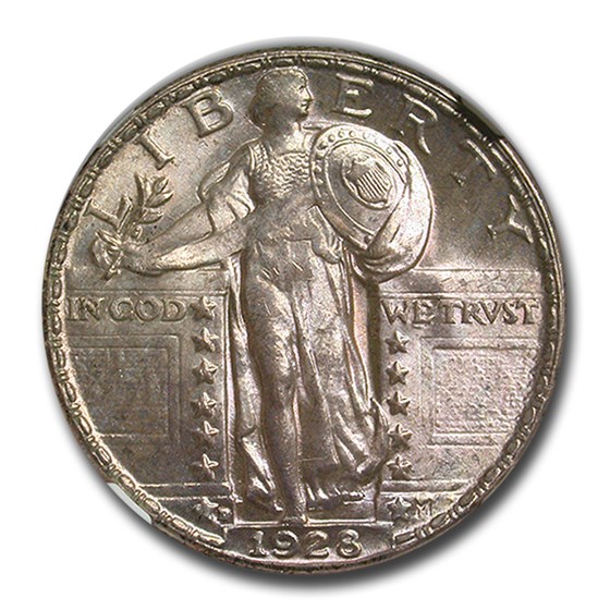 1928-D Standing Liberty Quarter MS-65 NGC 1928-D Standing Liberty Quarter MS-65 NGC
