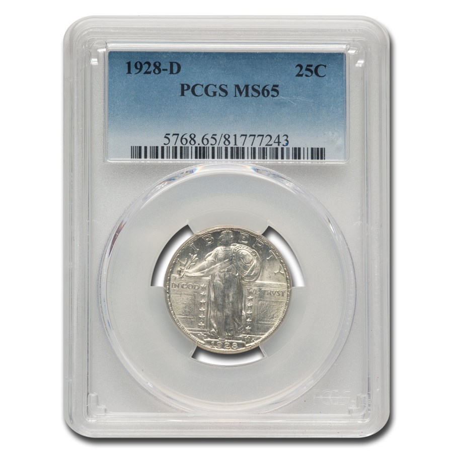 1928-D Standing Liberty Quarter MS-65 PCGS