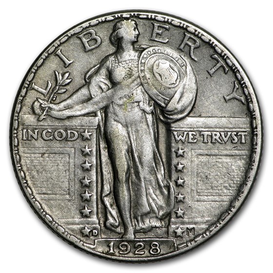 1928-D Standing Liberty Quarter XF 1928-D Standing Liberty Quarter XF