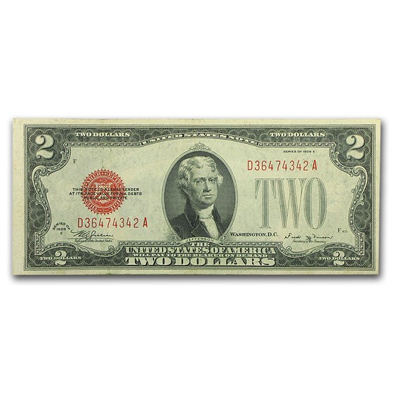 1928-E $2.00 U.S. Note Red Seal CU 1928-E $2.00 U.S. Note Red Seal CU