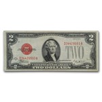 1928-E $2.00 U.S. Note Red Seal VF (Fr#1506)