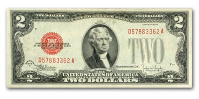 1928-F $2.00 U.S. Note Red Seal XF (Fr#1507) 1928-F $2.00 U.S. Note Red Seal XF (Fr#1507)
