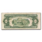 1928-G $2 U.S. Note Red Seal G (Fr#1508) Lucky Pusan Korea 1950