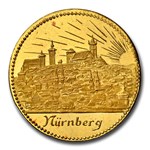 1928 Germany Gold 20 Goldmark MS-66 NGC (PL, Nernburg)