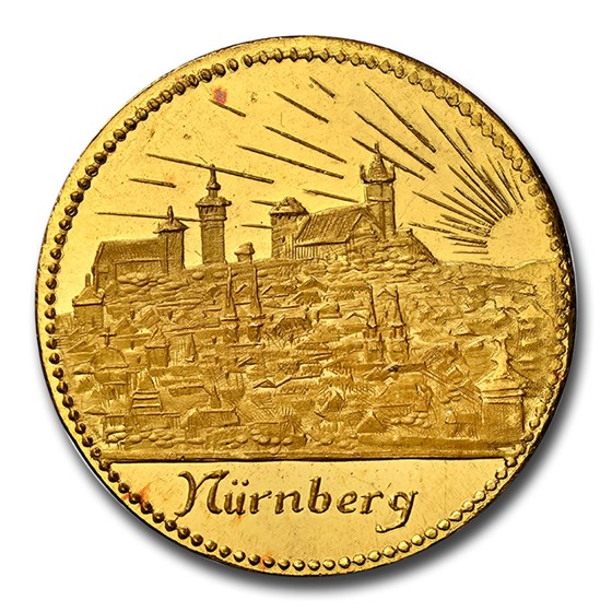 1928 Germany Gold 20 Goldmark MS-66 NGC (PL, Nernburg)