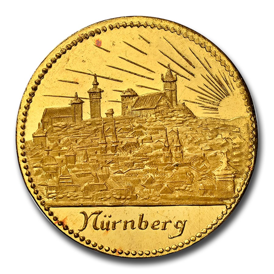 1928 Germany Gold 20 Goldmark MS-66 NGC (PL, Nernburg)