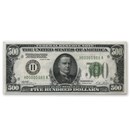 1928 (H-St. Louis) $500 FRN AU (Fr#2200-H)
