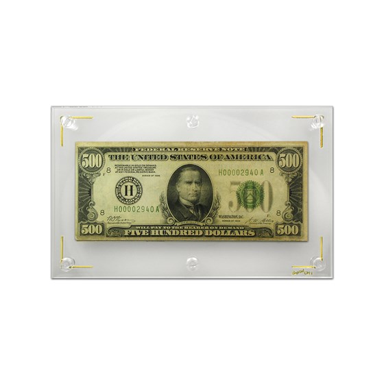 1928 (H-St. Louis) $500 FRN Net VF (Dark Seal) 1928 (H-St. Louis) $500 FRN Net VF (Dark Seal)