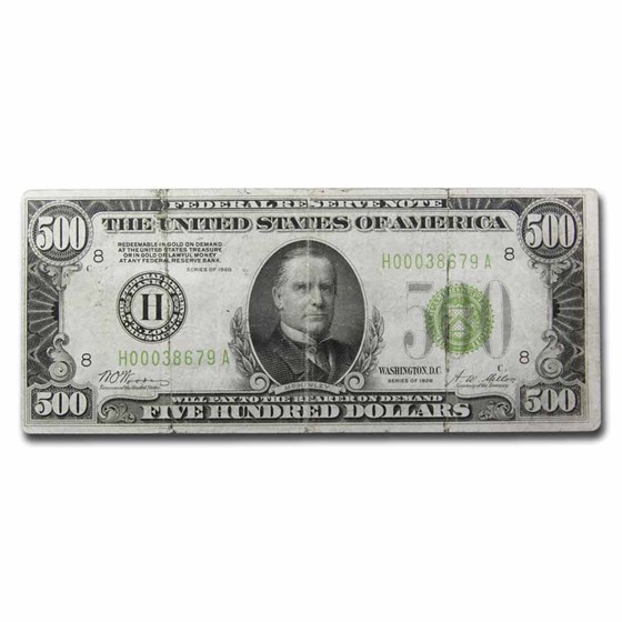 1928 (H-St. Louis) $500 FRN VF (Details) 1928 (H-St. Louis) $500 FRN VF (Details)
