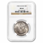 1928 Hawaii Sesquicentennial Half Dollar MS-64 NGC