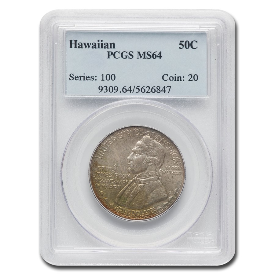 1928 Hawaiian Half Dollar MS-64 PCGS