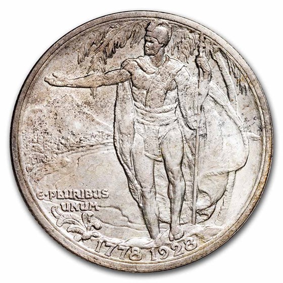 1928 Hawaiian Sesquicentennial Half Dollar BU Details (Cleaned) 1928 Hawaiian Sesquicentennial Half Dollar BU Details (Cleaned)