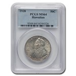1928 Hawaiian Sesquicentennial Half Dollar MS-64 PCGS