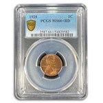 1928 Lincoln Cent MS-66+ PCGS (Red)