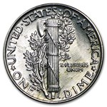1928 Mercury Dime BU