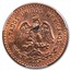 1928 Mexico Bronze 5 Centavos Large Date MS-64 PCGS (Red/Brown)